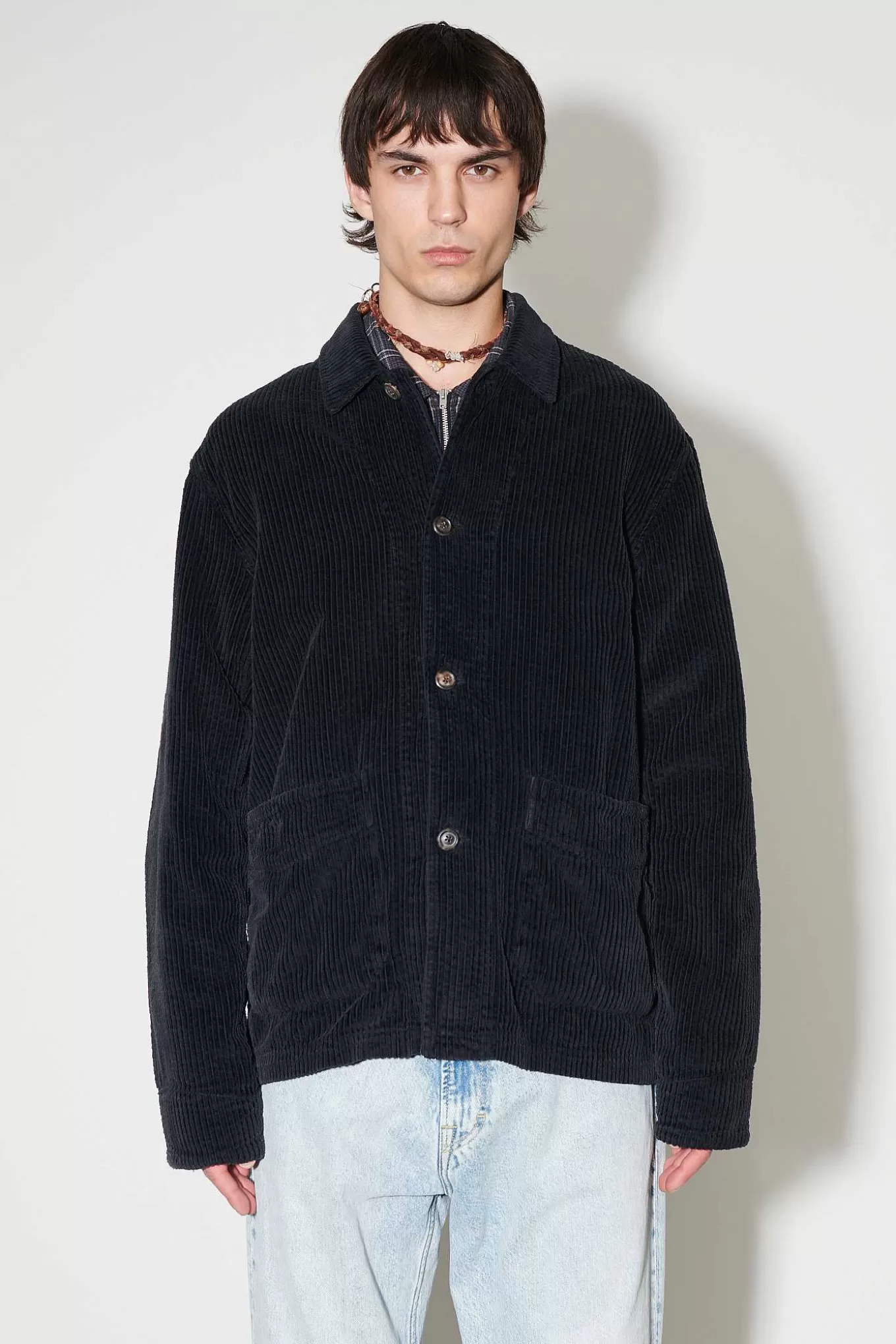 Our Legacy Ytterkläder | Arkiv Box Jacka Sliten Black Rustic Cord