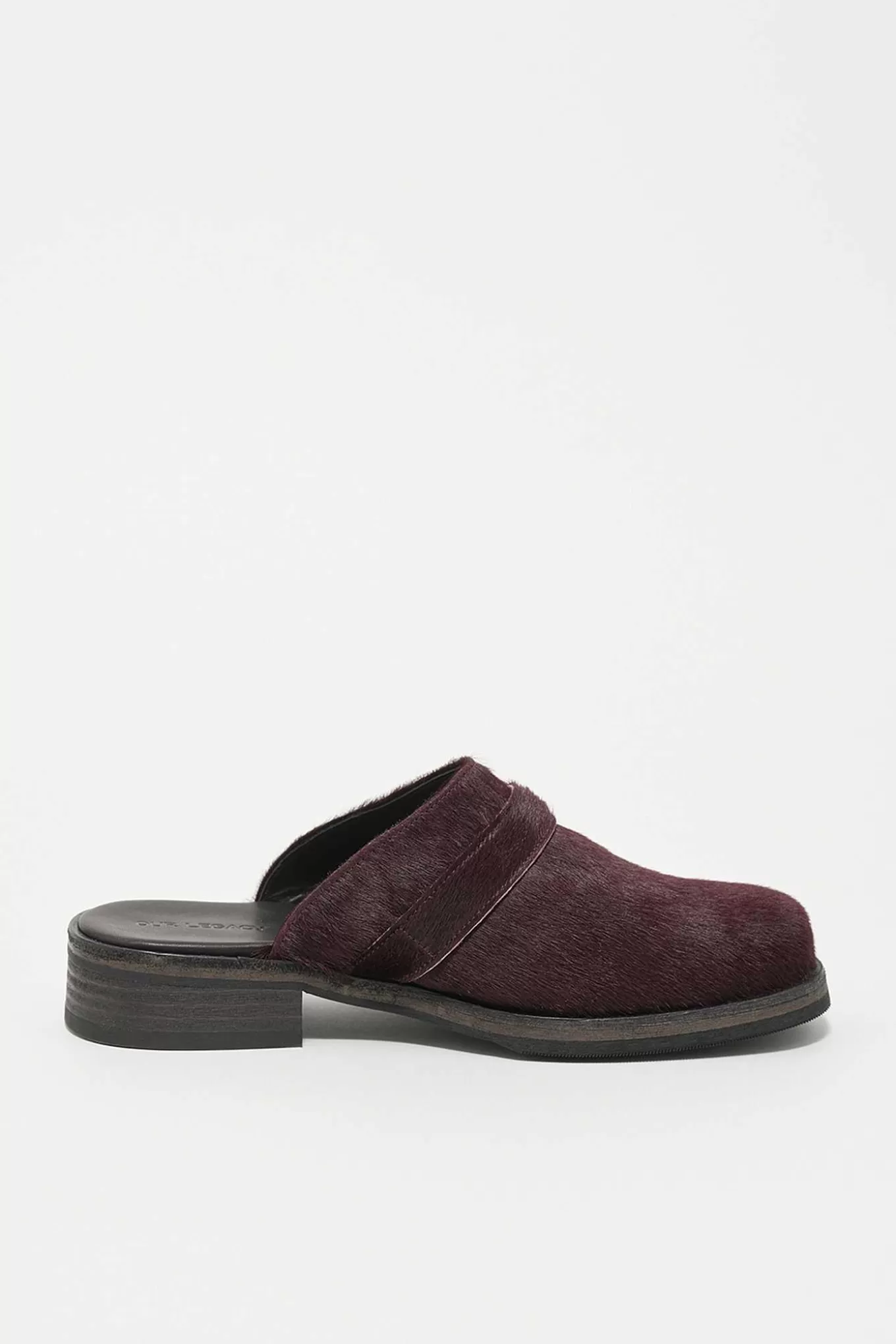 Our Legacy Mulor | Camion Mule Caramel Bordeaux-Har Pa Gomma