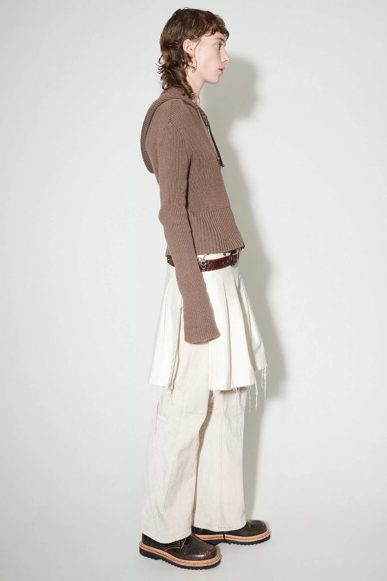 Our Legacy Stickat | Kompakt Huva I Tender Bison Cotton Cash