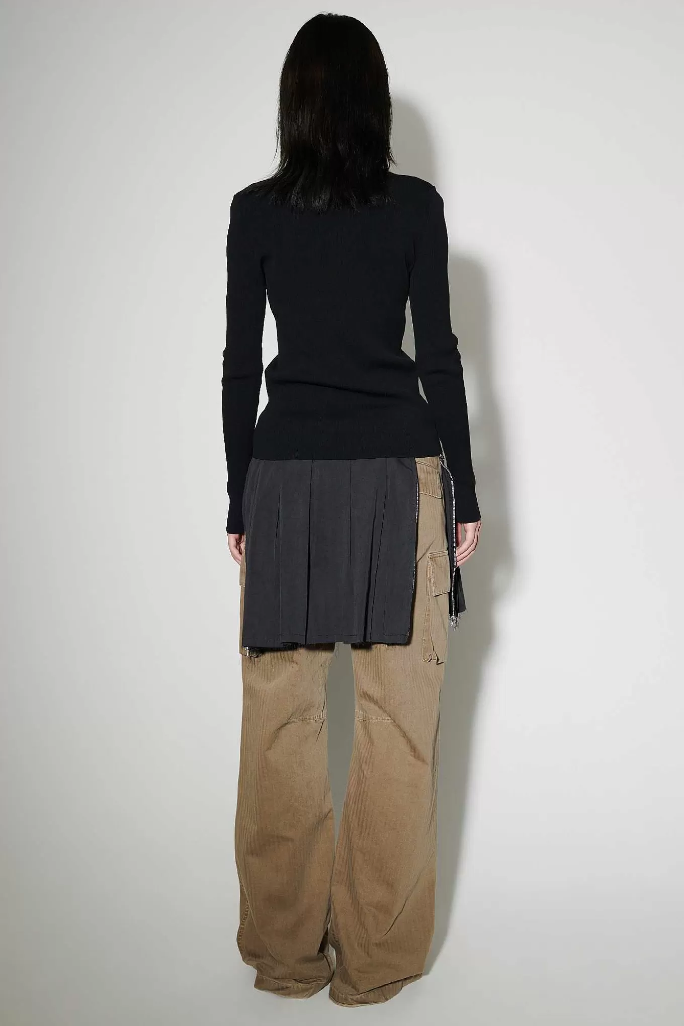 Our Legacy Stickat | Kompakt Rundhalsad Liqouirce Cotton Voile