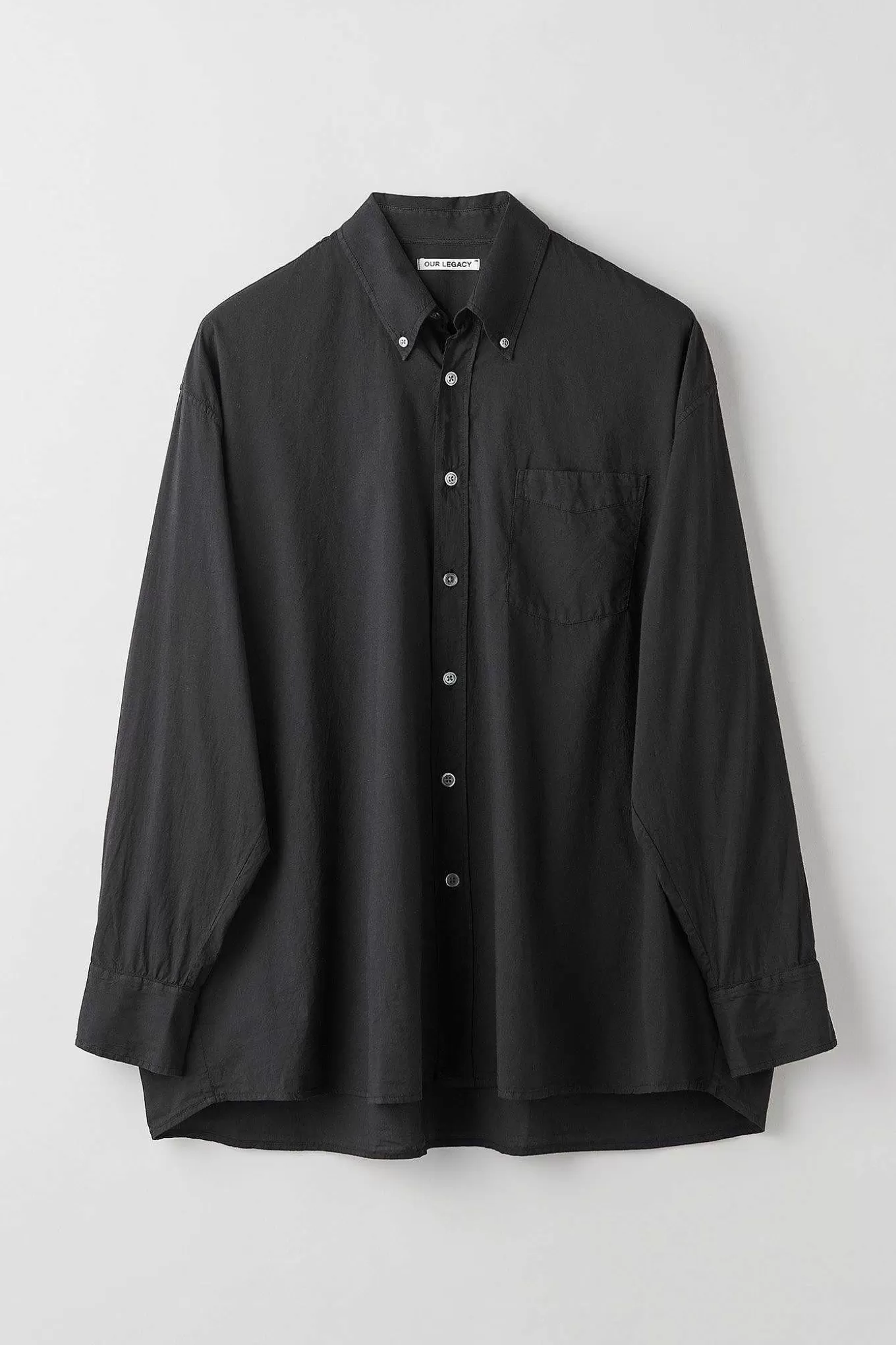 Our Legacy Skjorttyg | Lanad Bd-Troja Svart Voile
