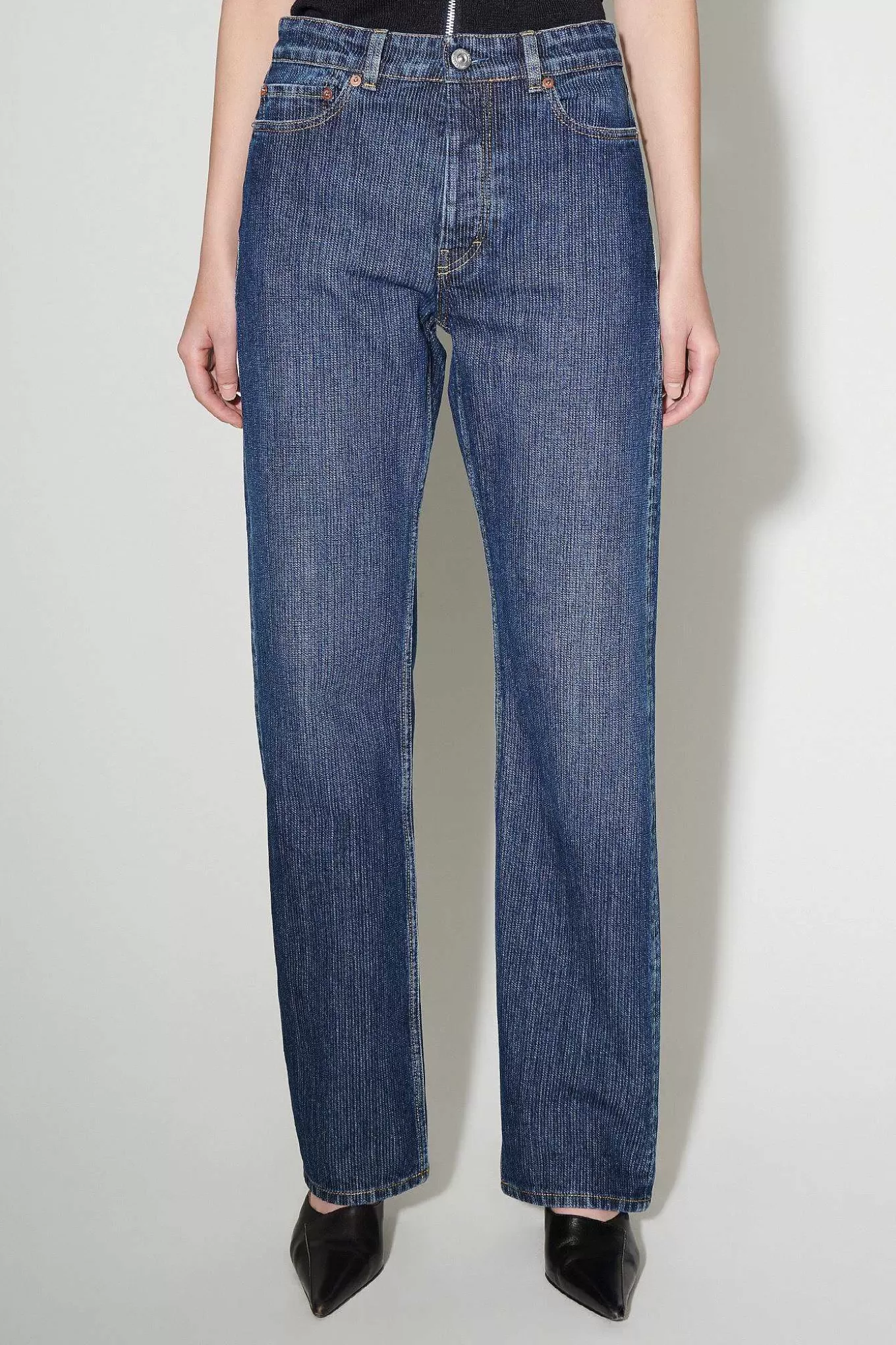 Our Legacy Jeans | Linear Cut Deep Blue Chain Twill