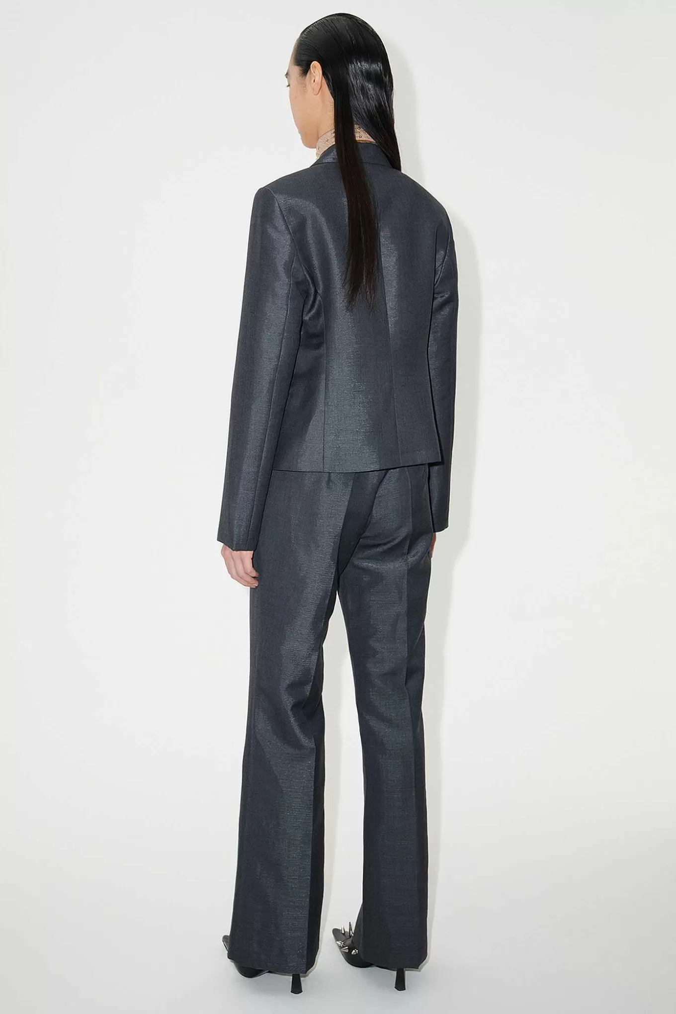 Our Legacy Passning | Min Blazer Gra Mnemonic Wool